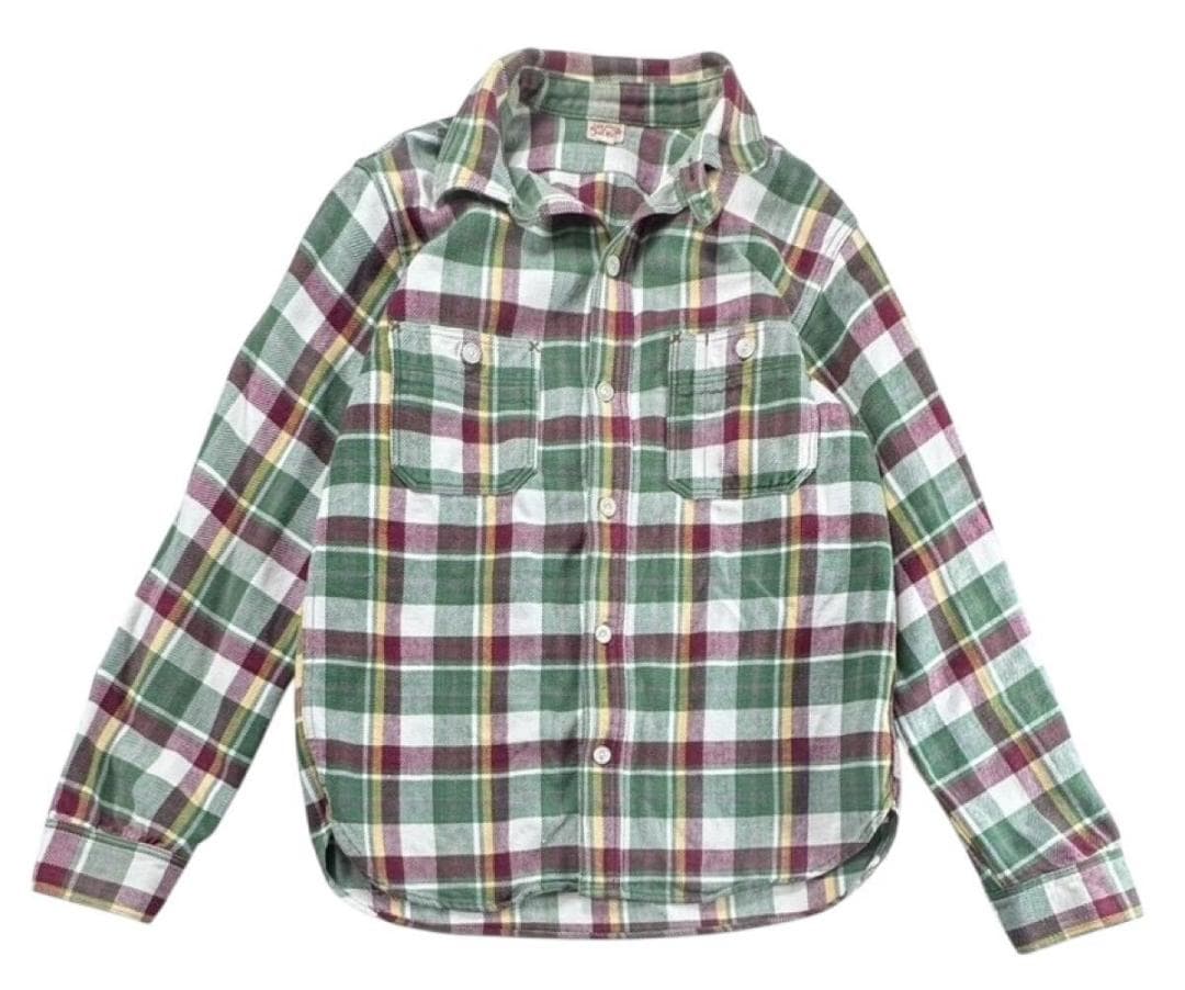 ブートレガーズ ニールキャサディ 長袖 ネルシャツ チンスト マチ付 16