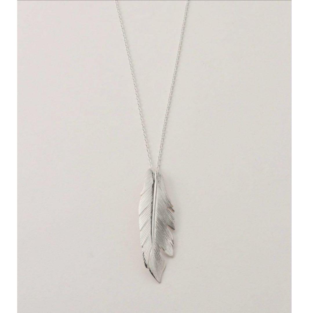 【新品】Manon Jewelry Feather ネックレス（Big SS） Manon Jewelry/マノン ジュエリー】Feather ネックレス（Big SS