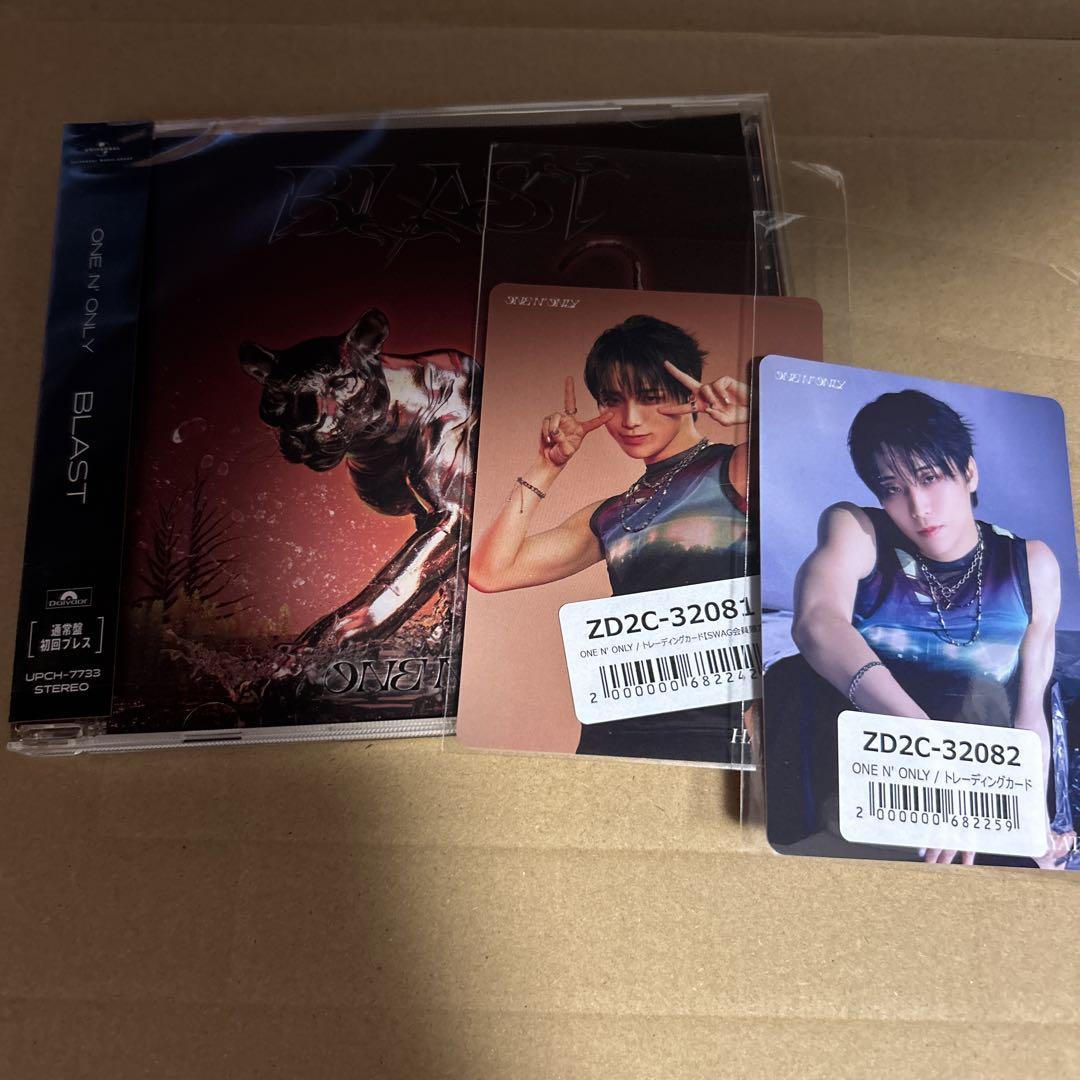 ONE N' ONLY HAYATO トレカ　BLAST 通常盤CD
