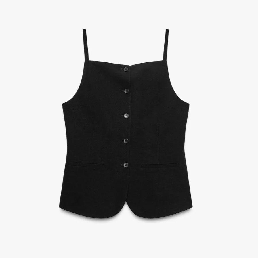 春夏【新品タグ付】zara ザラ フェイドエフェクト ボタン