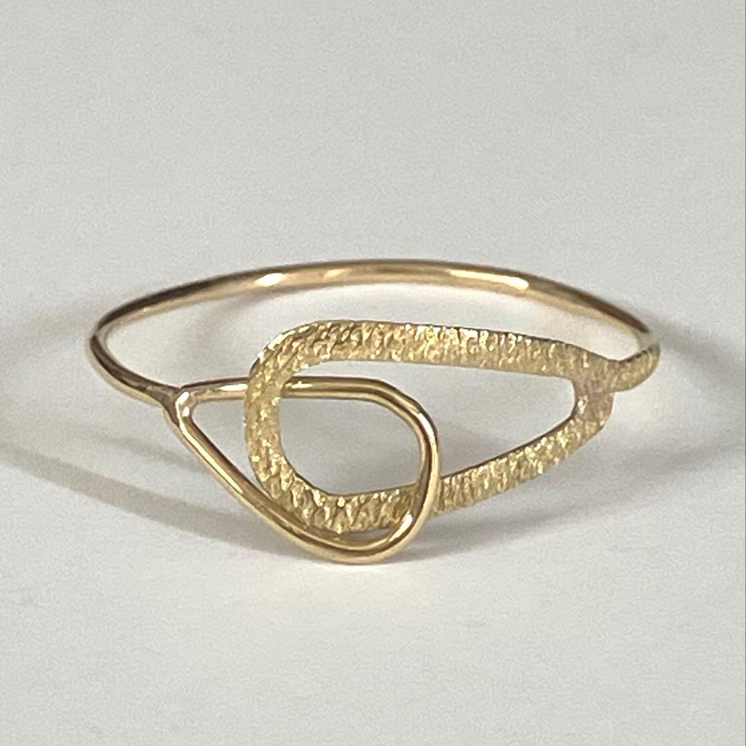 K18 18金　17号　リング　44