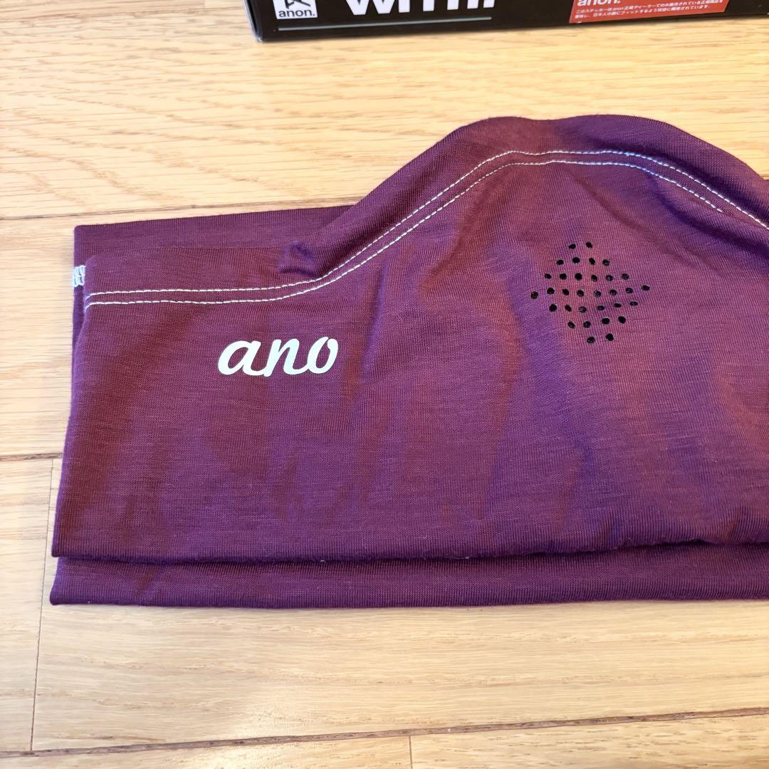 美品 anon アノン ゴーグル MFI フェイスマスク スペアレンズ付 箱入り