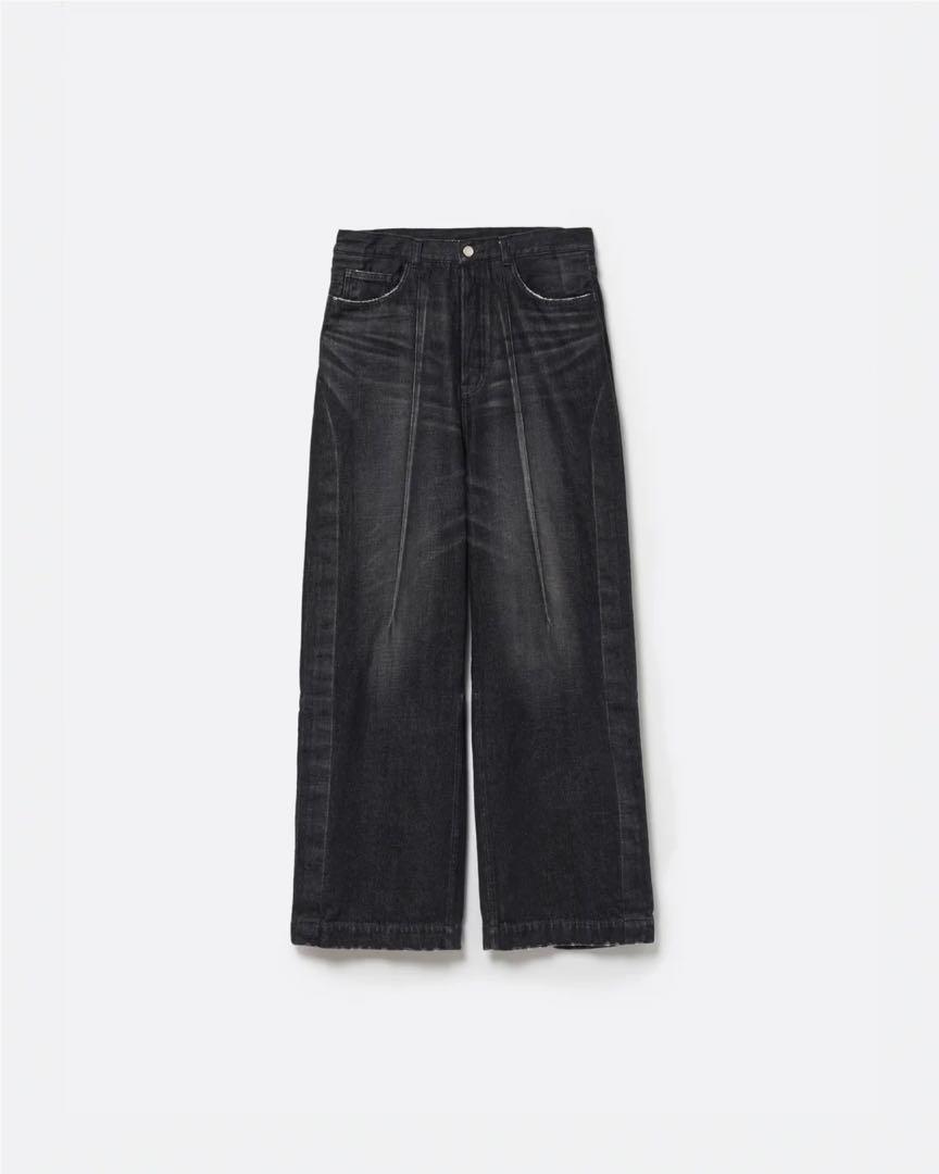 sublations WIDE SEAM DENIM BAGGY PANTS