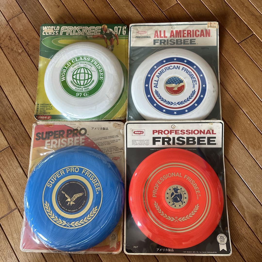 WHAM-O FRISBEE 4枚セット（デッドストック）