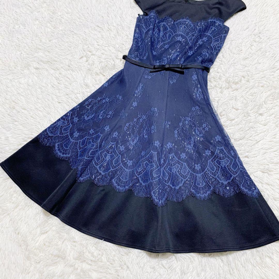 TADASHI SHOJI ドレス レース ノースリーブ フレア 大きいサイズ