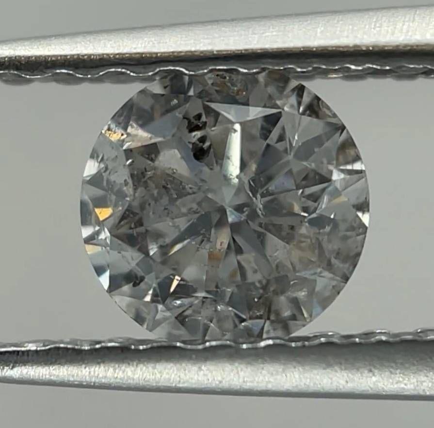 天然ダイヤモンド ルース(裸石) 0.514ct, Gカラー, SI-1, Good