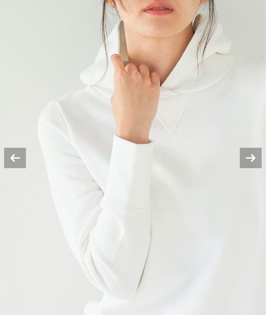 【美品】定価16,500円 MICA & DEAL ニューモデル度詰裏毛パーカー