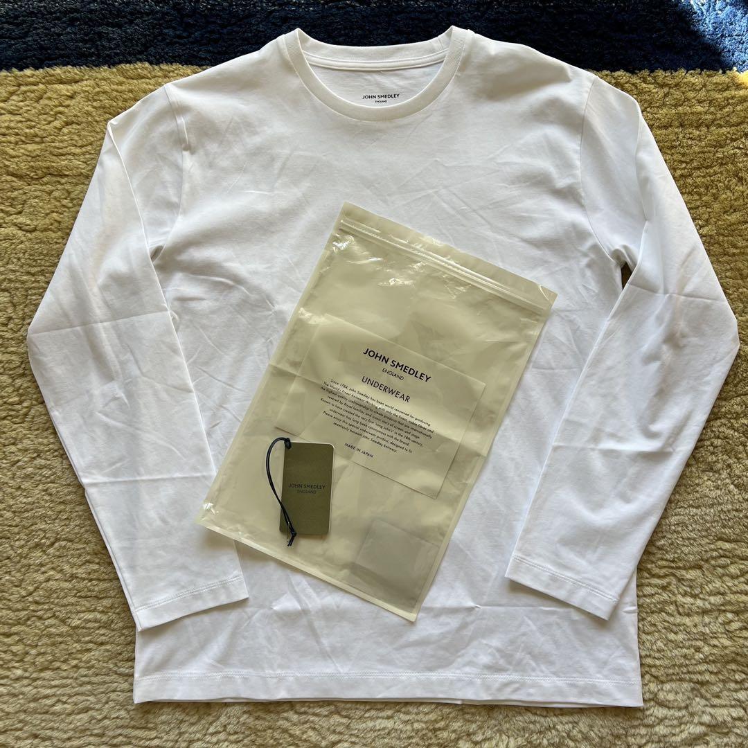 新品同様 定価13,200円 john smedley スメドレー ロンT