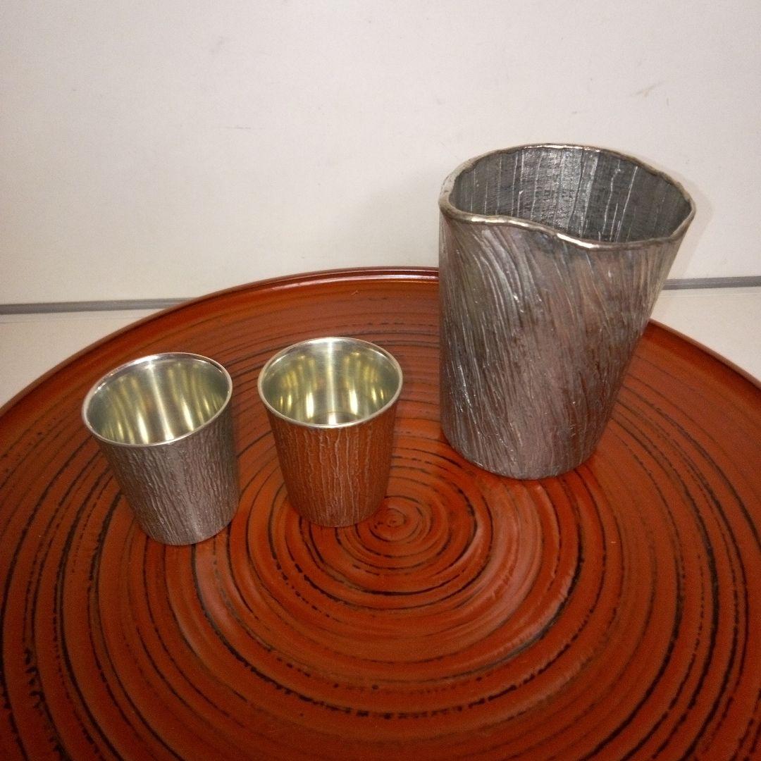 酒器　錫製片口　ぐい呑み