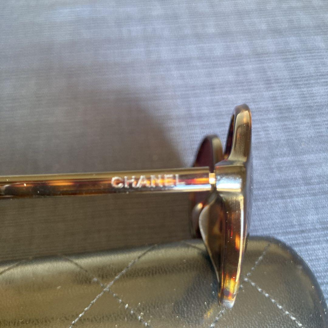 CHANEL シャネル　サングラス　アイウェア　眼鏡　べっこう　ラウンド CHANEL シャネル サングラス アイウェア 眼鏡 べっこう ラウンド