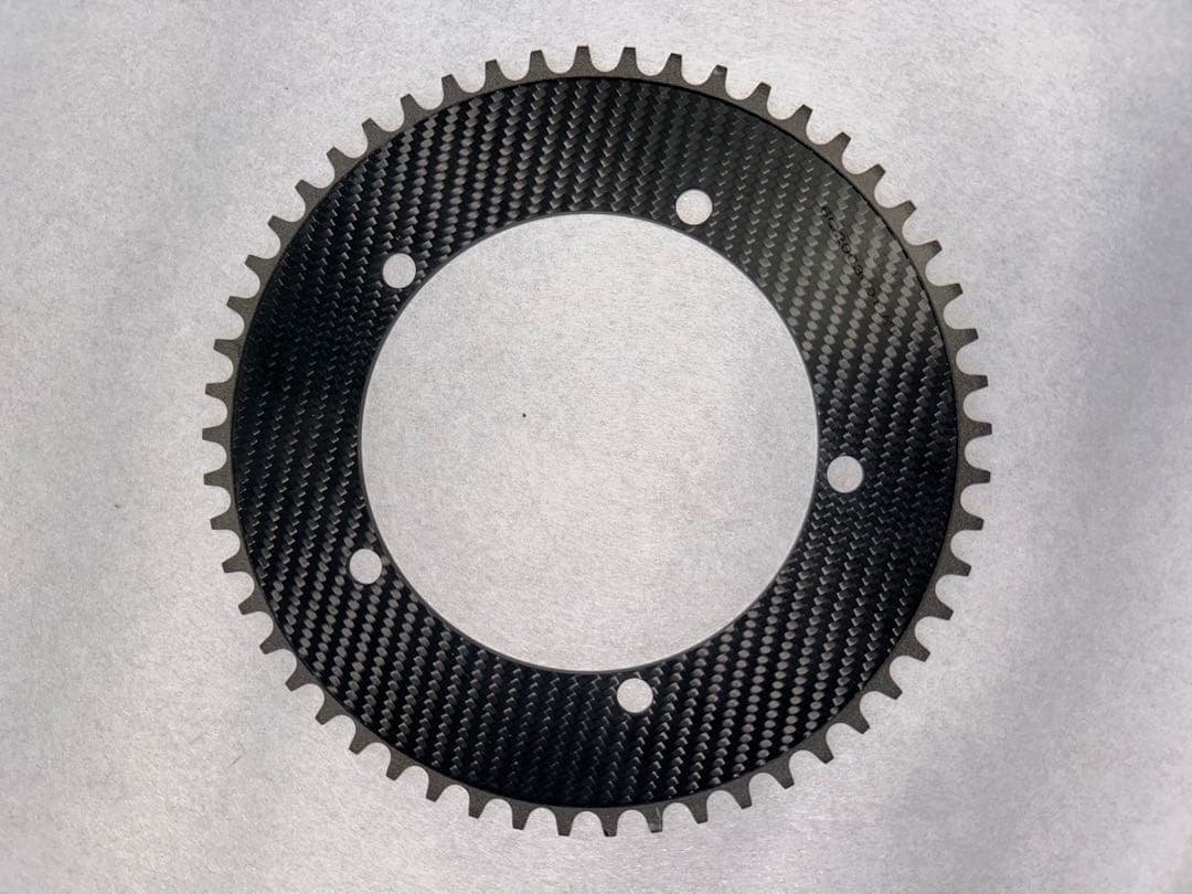 digrit カーボンファイバー チェーンリング 53Tやや傷や汚れあり BRIGHTFACE_UK