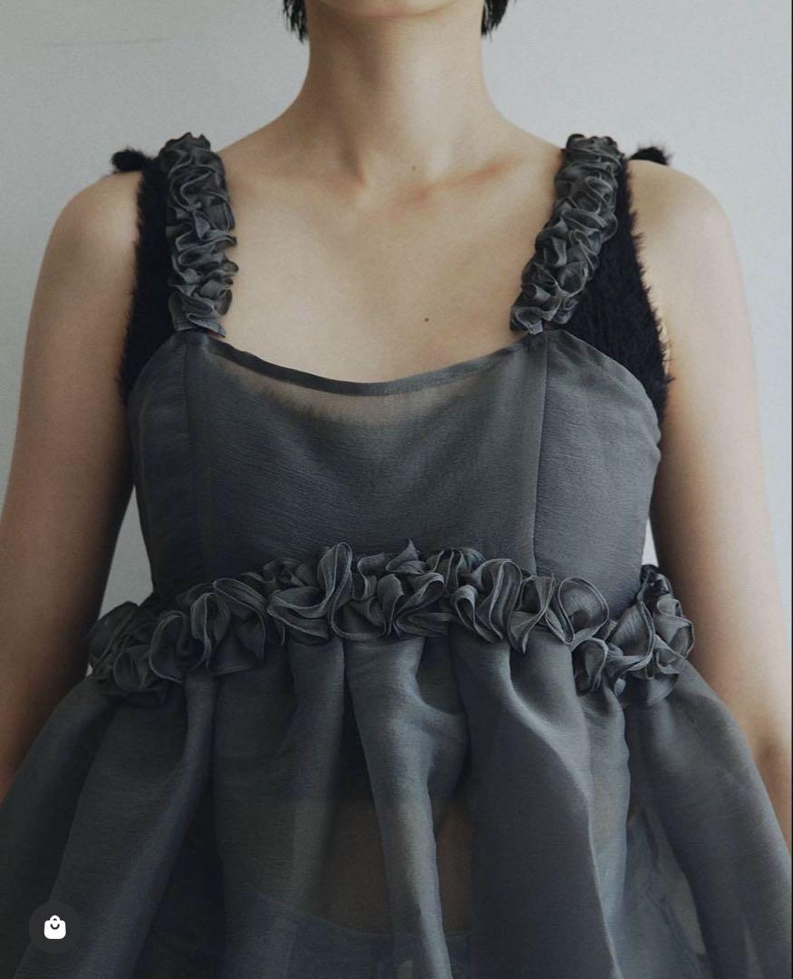 Bibiy.CHLOE PEPURAMUBUSTIER シアーキャミソール Bibiy. CHLOE PEPURAMU BUSTIER - メルカリ