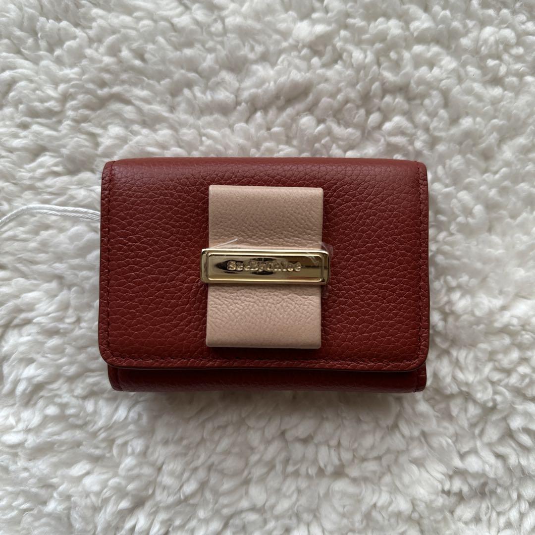 想像を超えての SEE BY CHLOE 3つ折り財布 小銭入れ付き ROSITA 折り