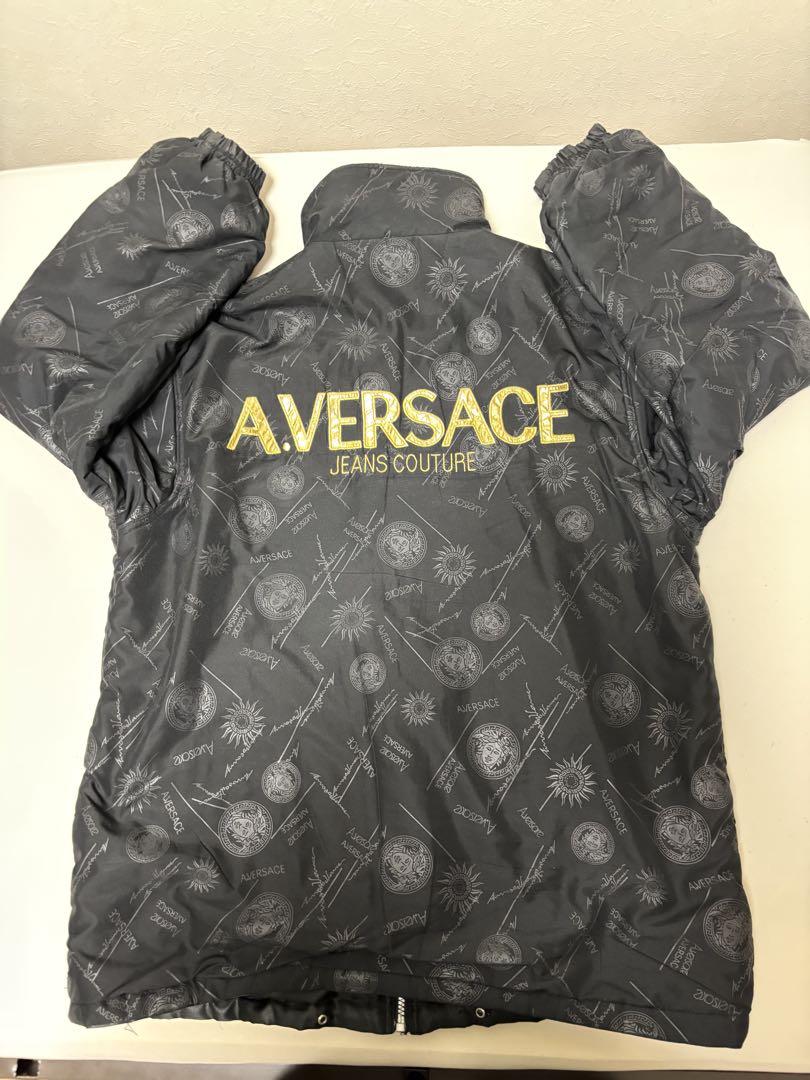 a.versace ヴェルサーチェ　中綿リバーシブルナイロンジャケット