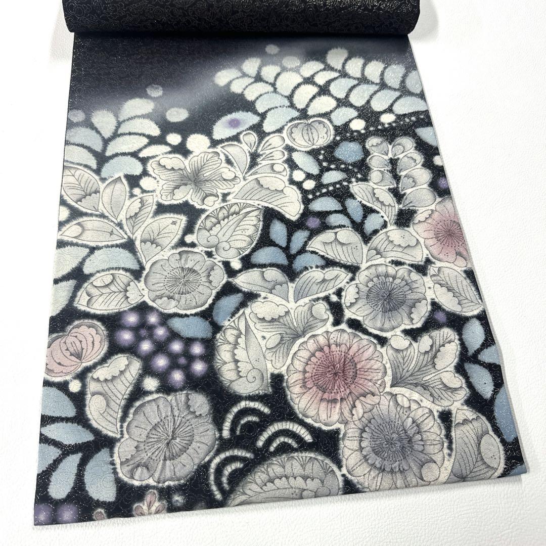 専用帯776 ●高級 正絹 落款 作家物 太鼓全通 袋帯 辻ヶ花