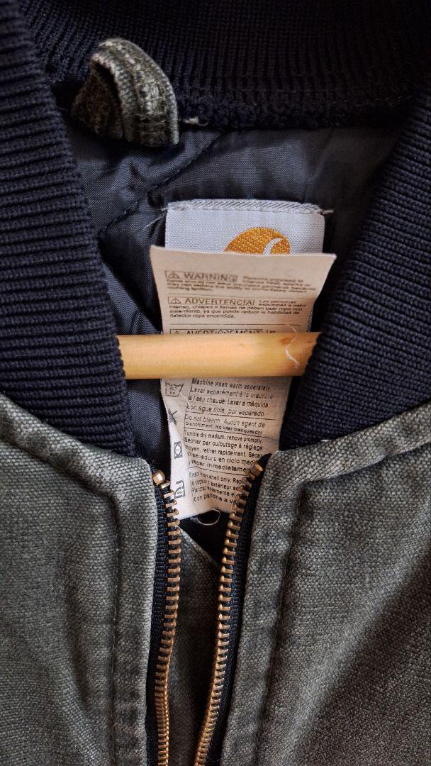 Carhartt オリーブグリーン、 ダックベスト、USA製