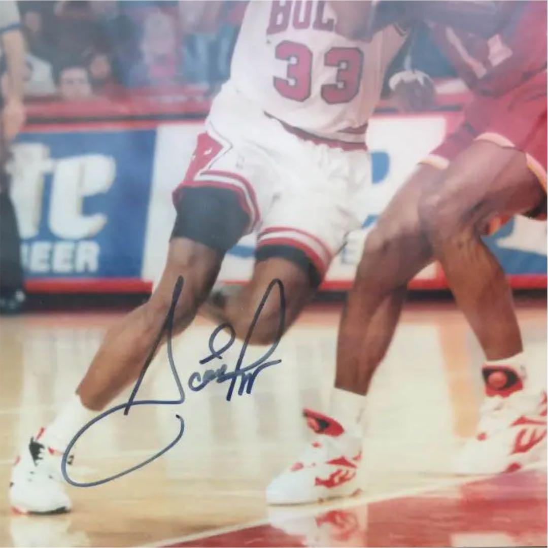 スコッティ ピッペン ピペン 直筆サイン SCOTTIE PIPPEN NBA