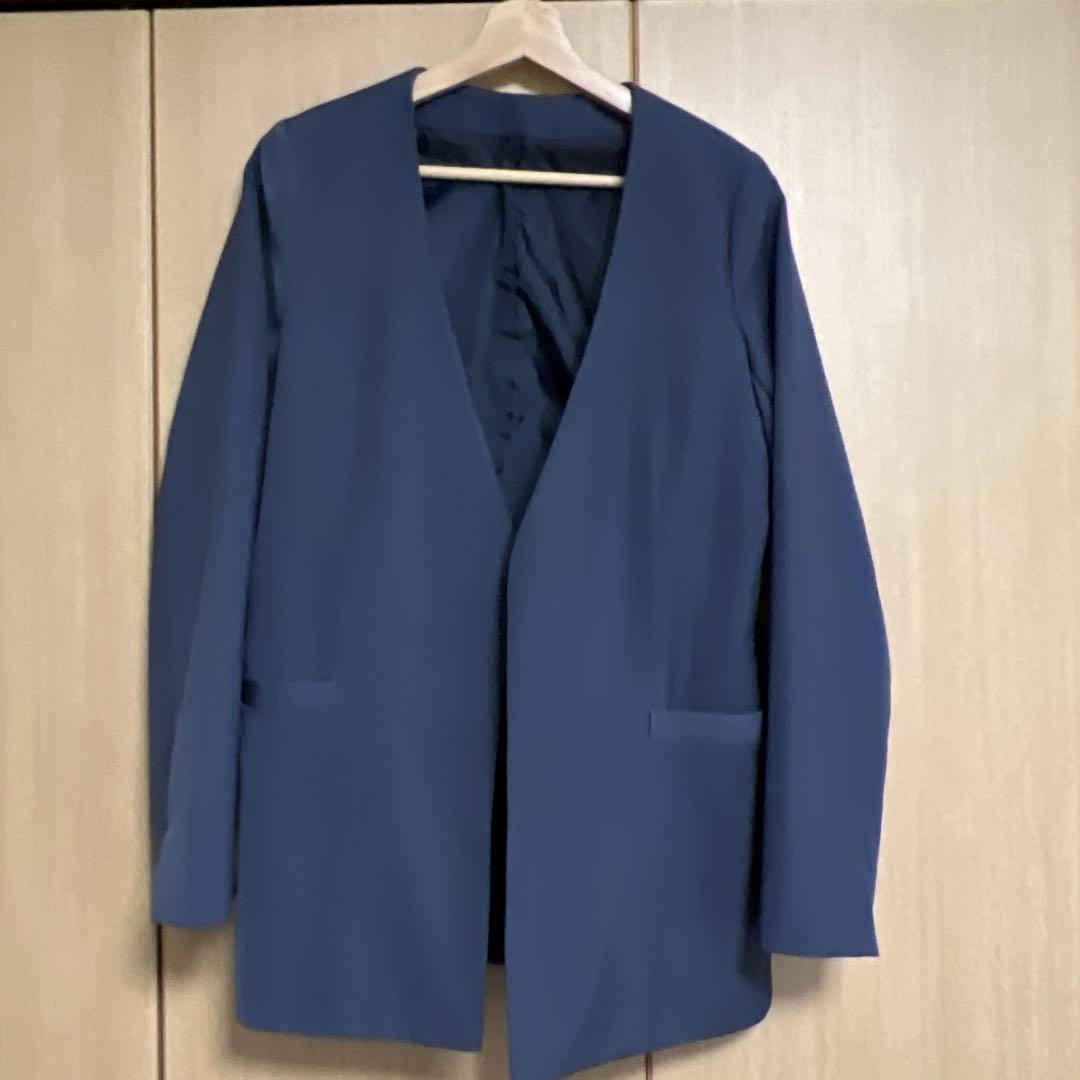 【なな様】ur's ユアーズ　 ノーカラージャケット ベルト付き　パンツ セット