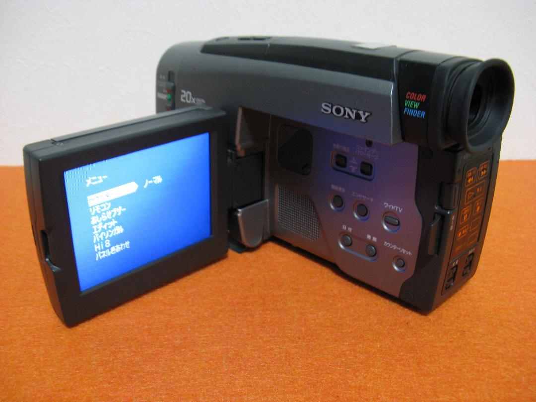 SONY Handycam　CCD-TRV90　Hi8　動作品 Amazon.co.jp: SONY ソニー CCD-TRV90 ビデオカメラ Hi8 : 家電