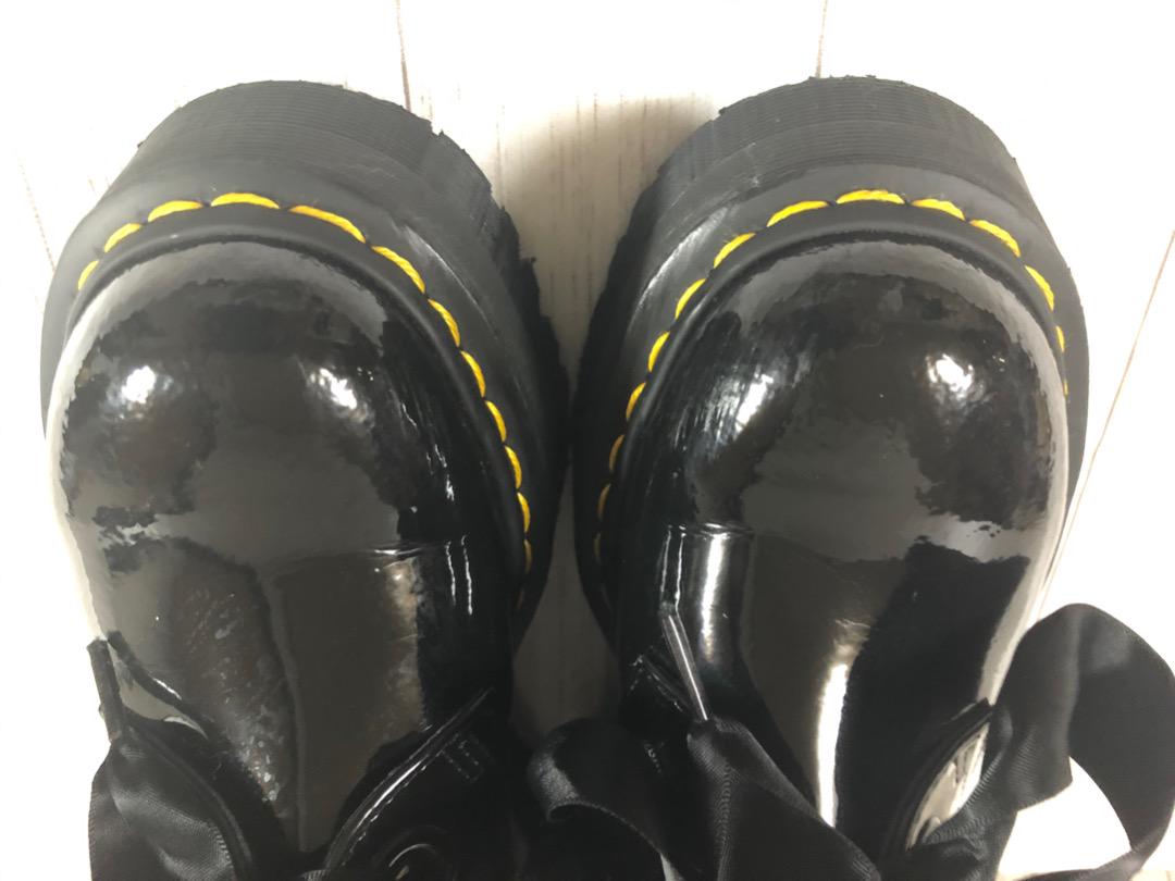 人気超激得 美品ドクターマーチン 超厚底ダブルソール パテント OW7M4-m80560492327 HOOLY 大特価格安