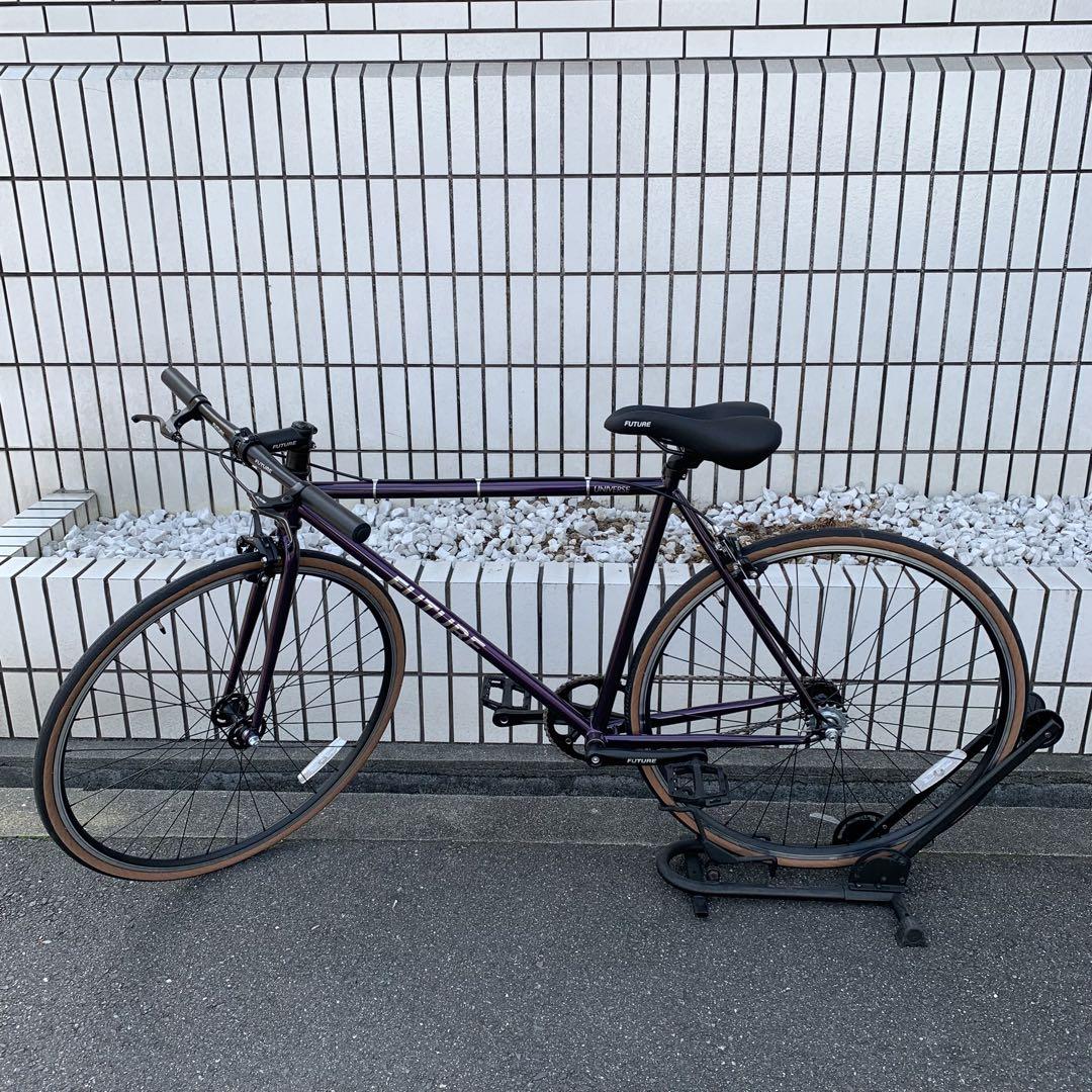 完成品 28インチ FUTUREBIKEダークパープル