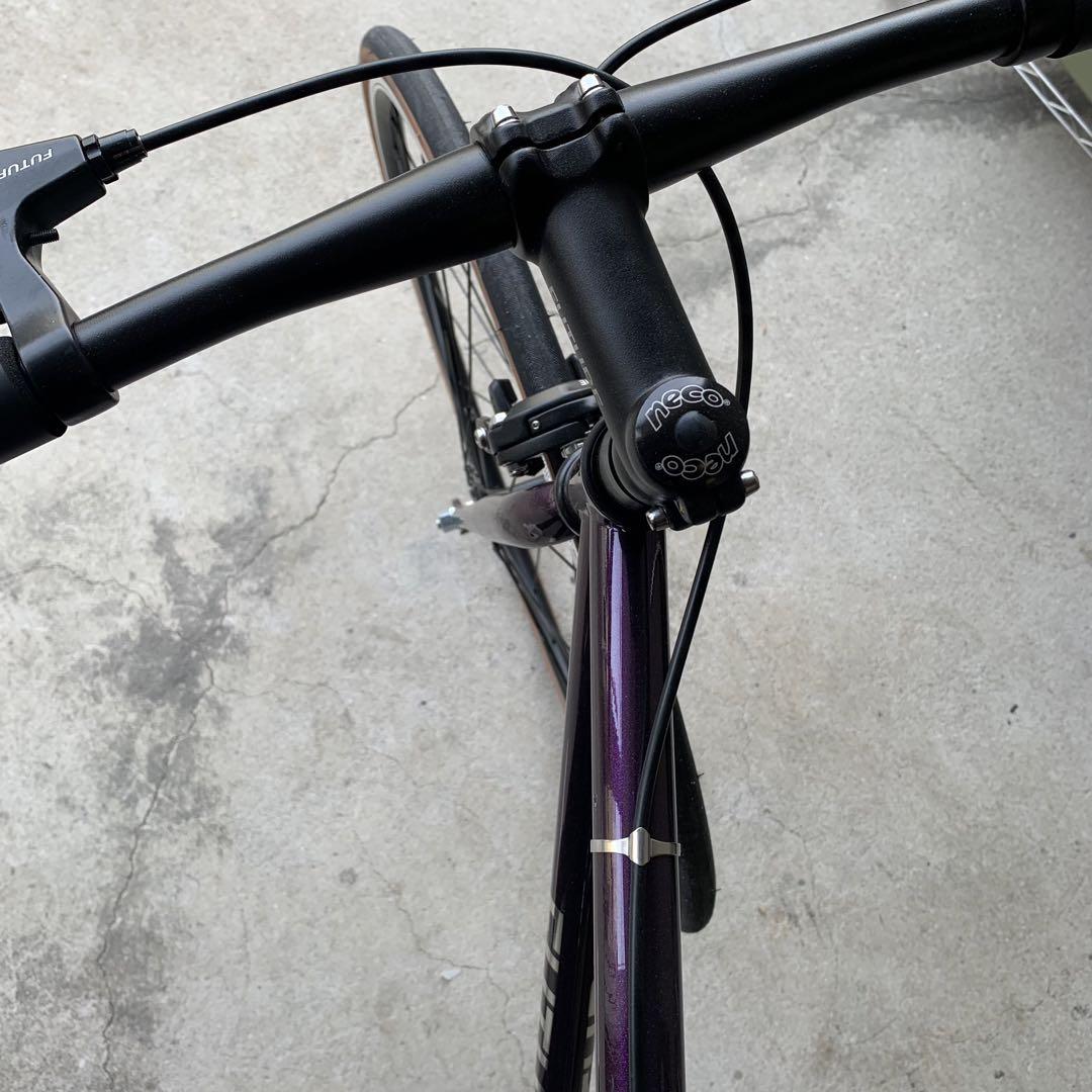 完成品 28インチ FUTUREBIKEダークパープル