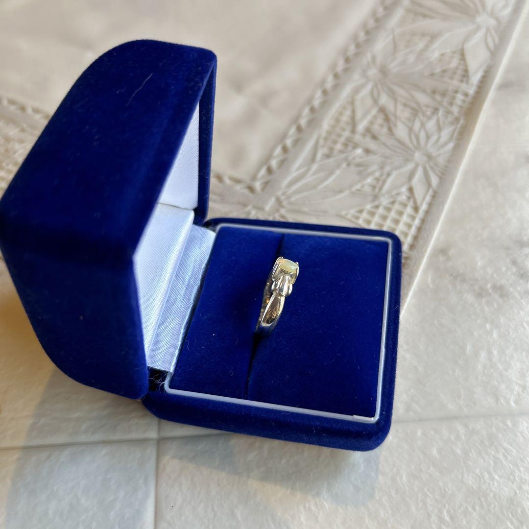 Euro antique クラシカル silverオパール リング 刻印あり Euro antique クラシカル silverオパール リング 刻印あり