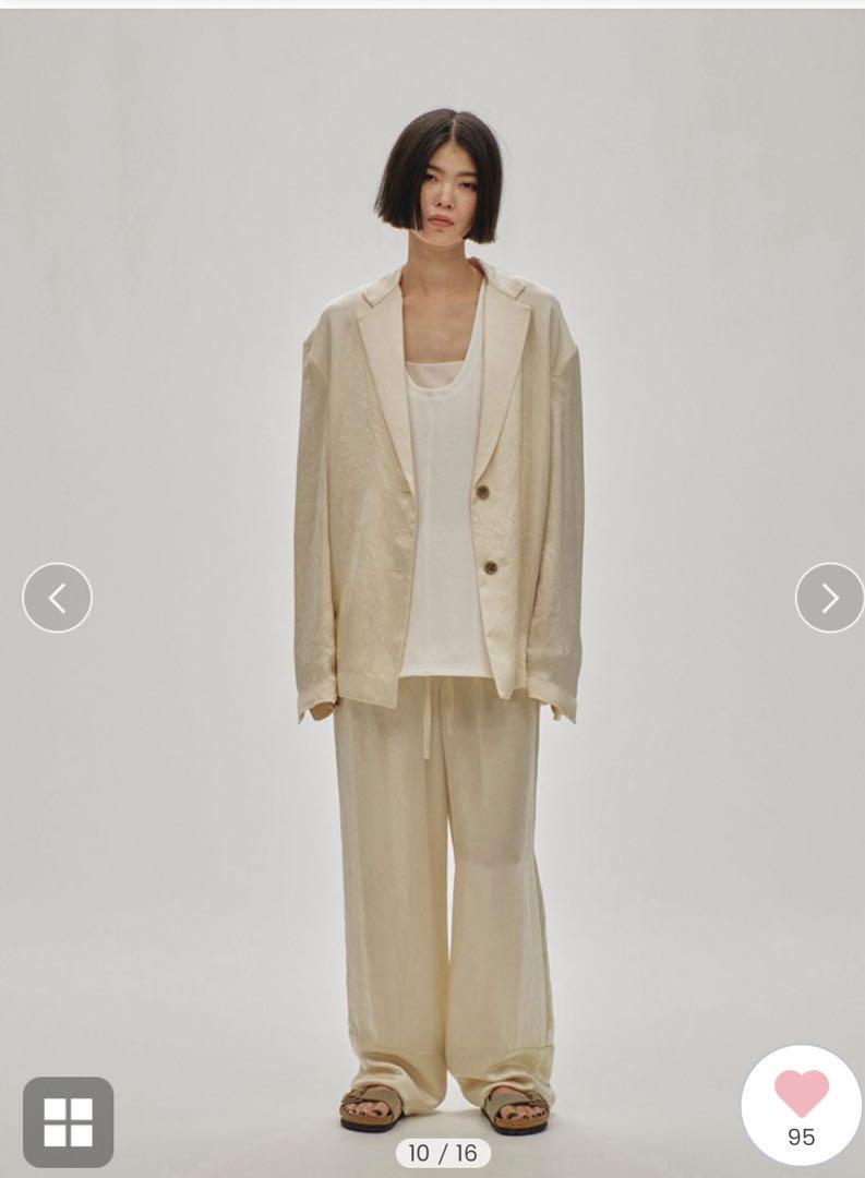 todayful サテンイージーパンツ Satin Easy Pants 38