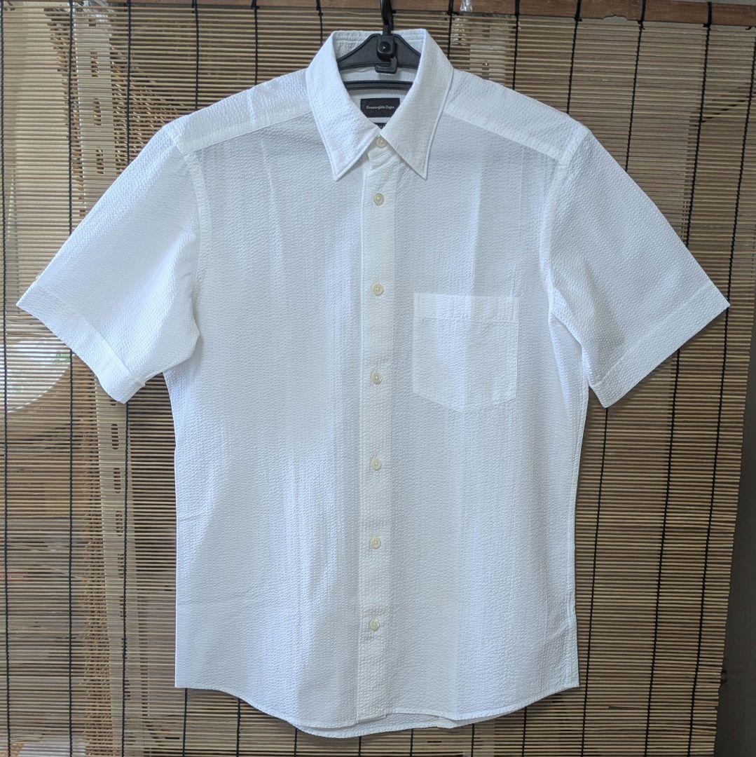 未使用品　 Ermenegildo Zegna　ゼニア 　半袖シャツ メンズ