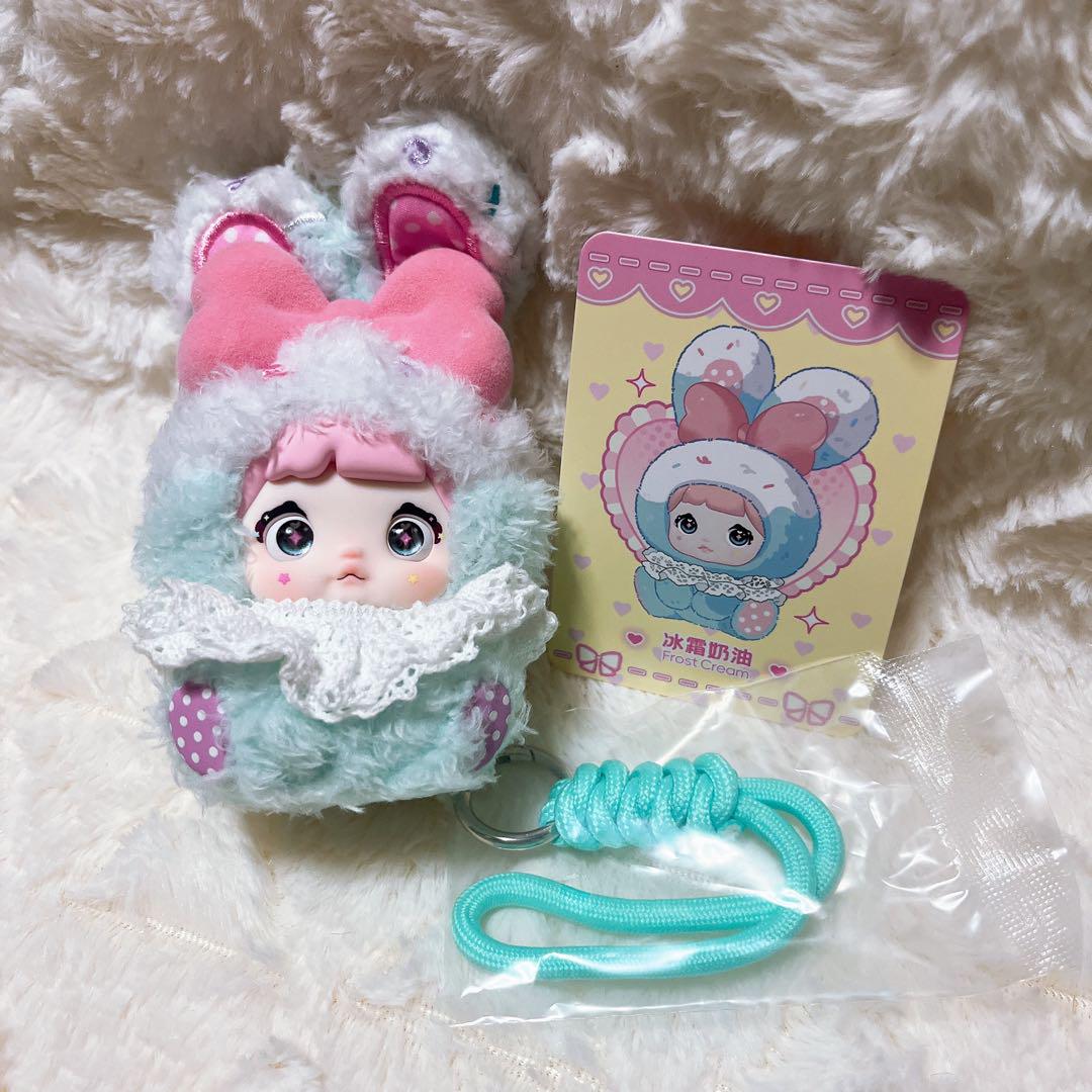 Nommi V8 米宝 baby Sweetheart Bunny ピンク 水色 Nommi Baby Sweetheart Bunny Plush Series - 米宝甜心兔兔毛绒