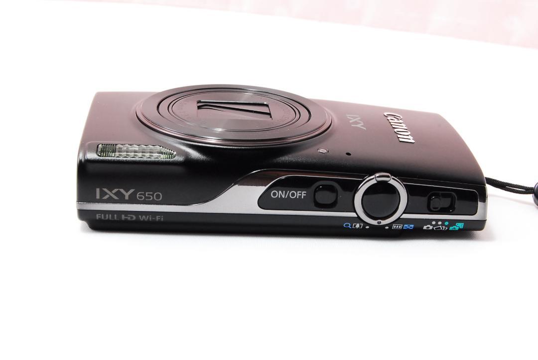 〓Wi-Fi機能搭載〓キヤノン Canon IXY 650 ブラック コンデジ