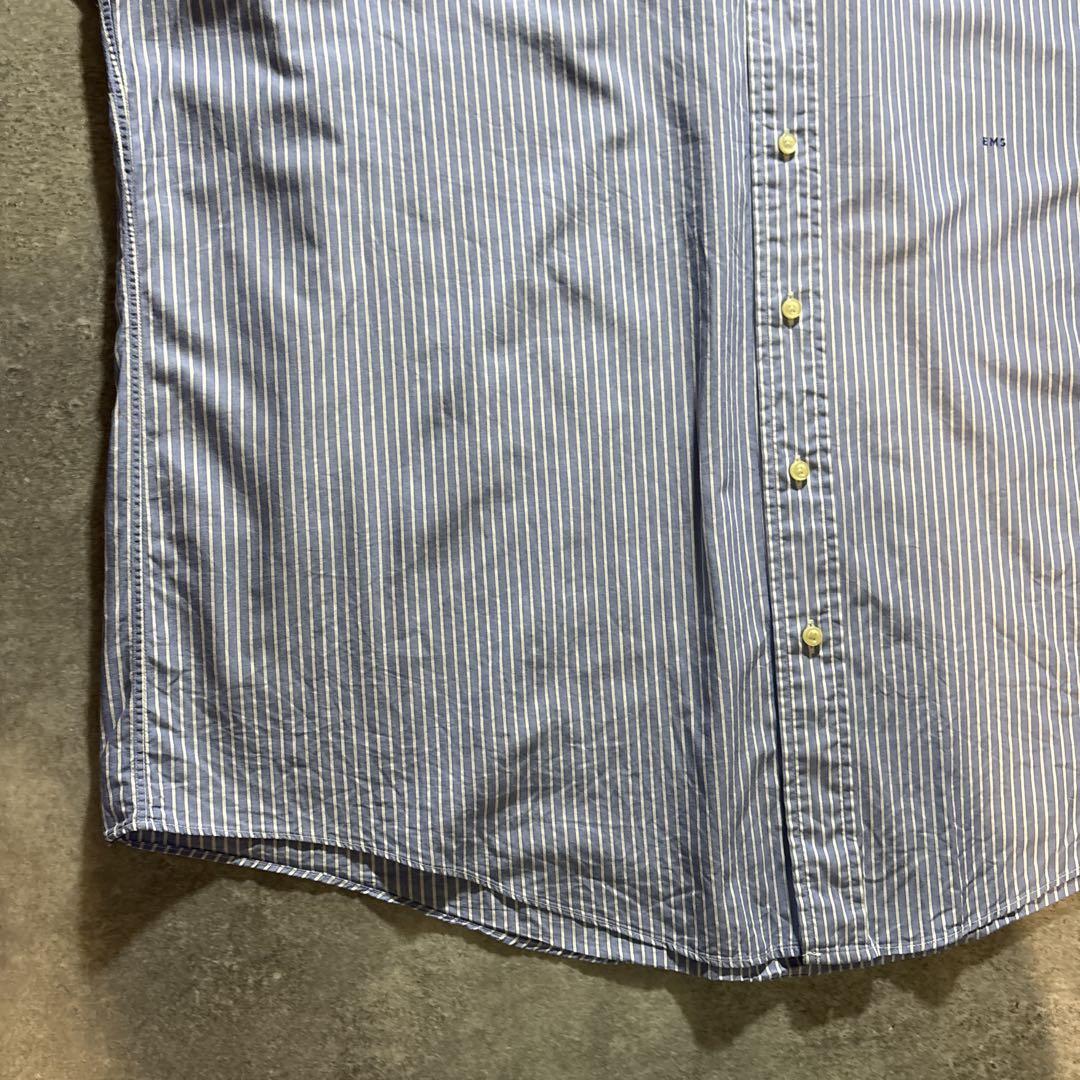 Brooks Brothers USA製 半袖オックスフォード　ストライプシャツ