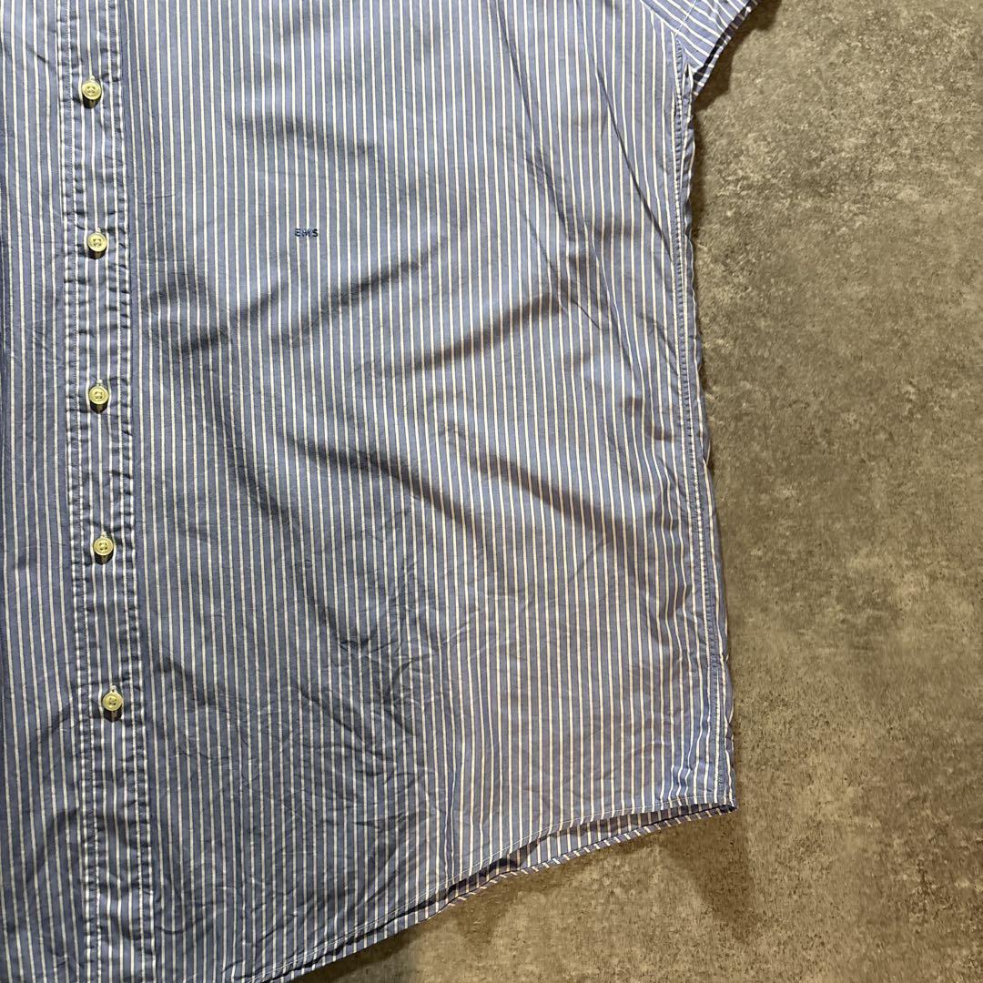Brooks Brothers USA製 半袖オックスフォード　ストライプシャツ