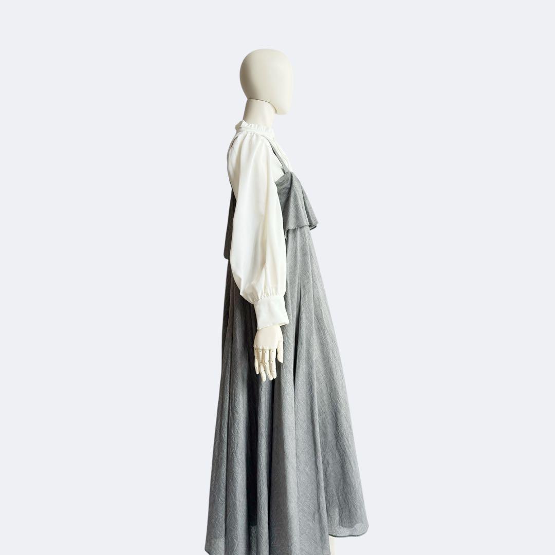 Y's ワイズ ジャンパースカート グレー jumper dress
