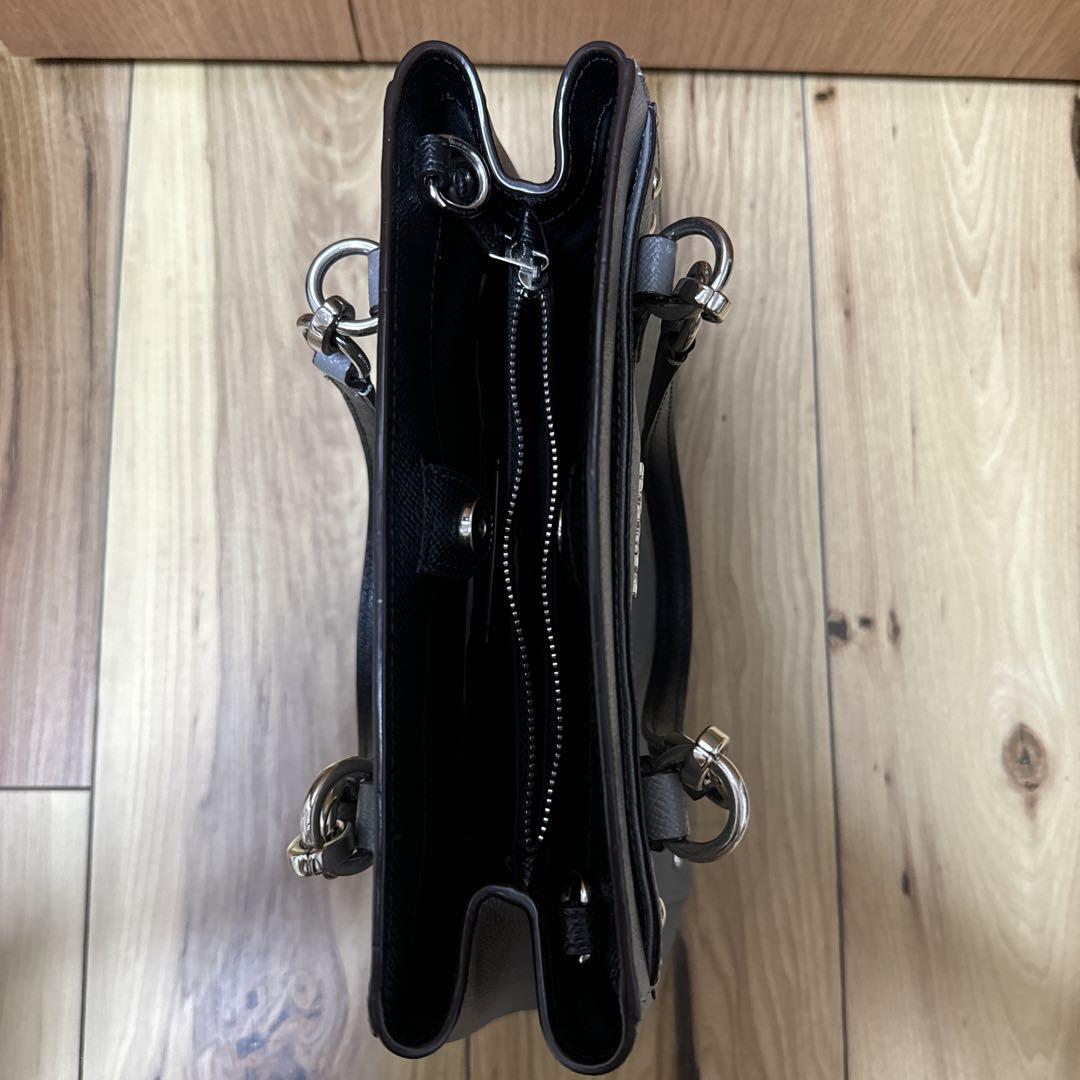 COACH コーチ 2way バッグ ショルダーバッグ スタッズ グレー COACH コーチ 2way バッグ ショルダーバッグ スタッズ グレー