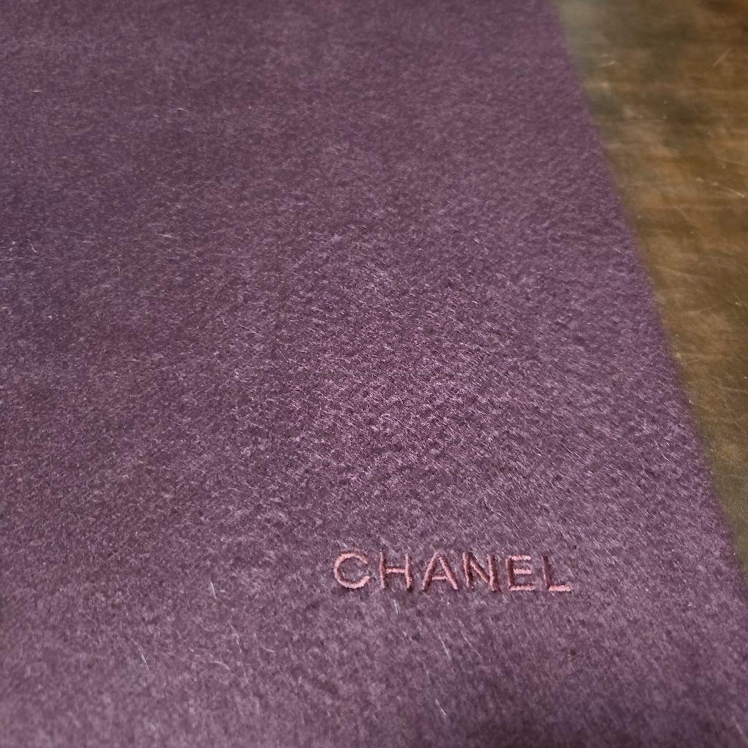 CHANEL　カシミヤマフラー