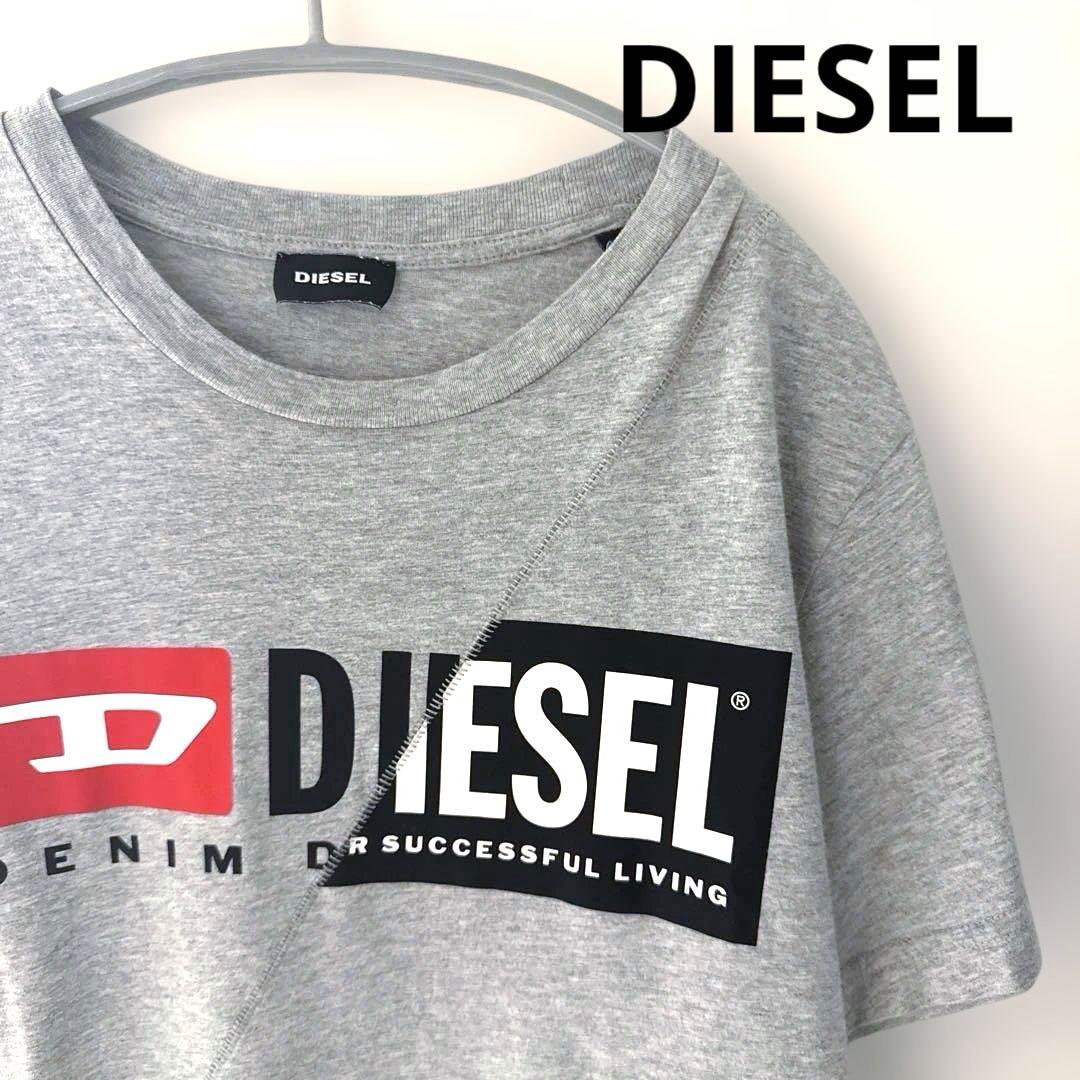 DIESEL Tシャツ グレー　Sサイズ　ディーゼル　半袖カットソー