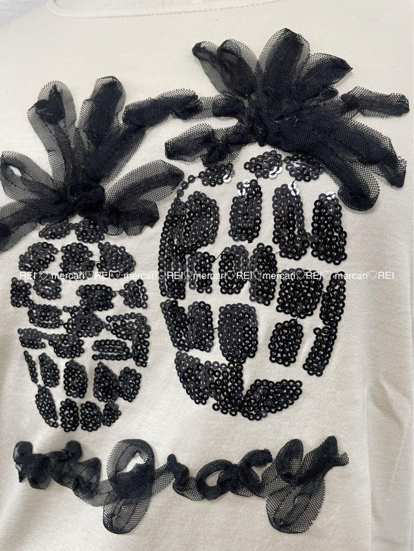 エムズグレイシー パイナップル Tシャツ 半袖 カットソー