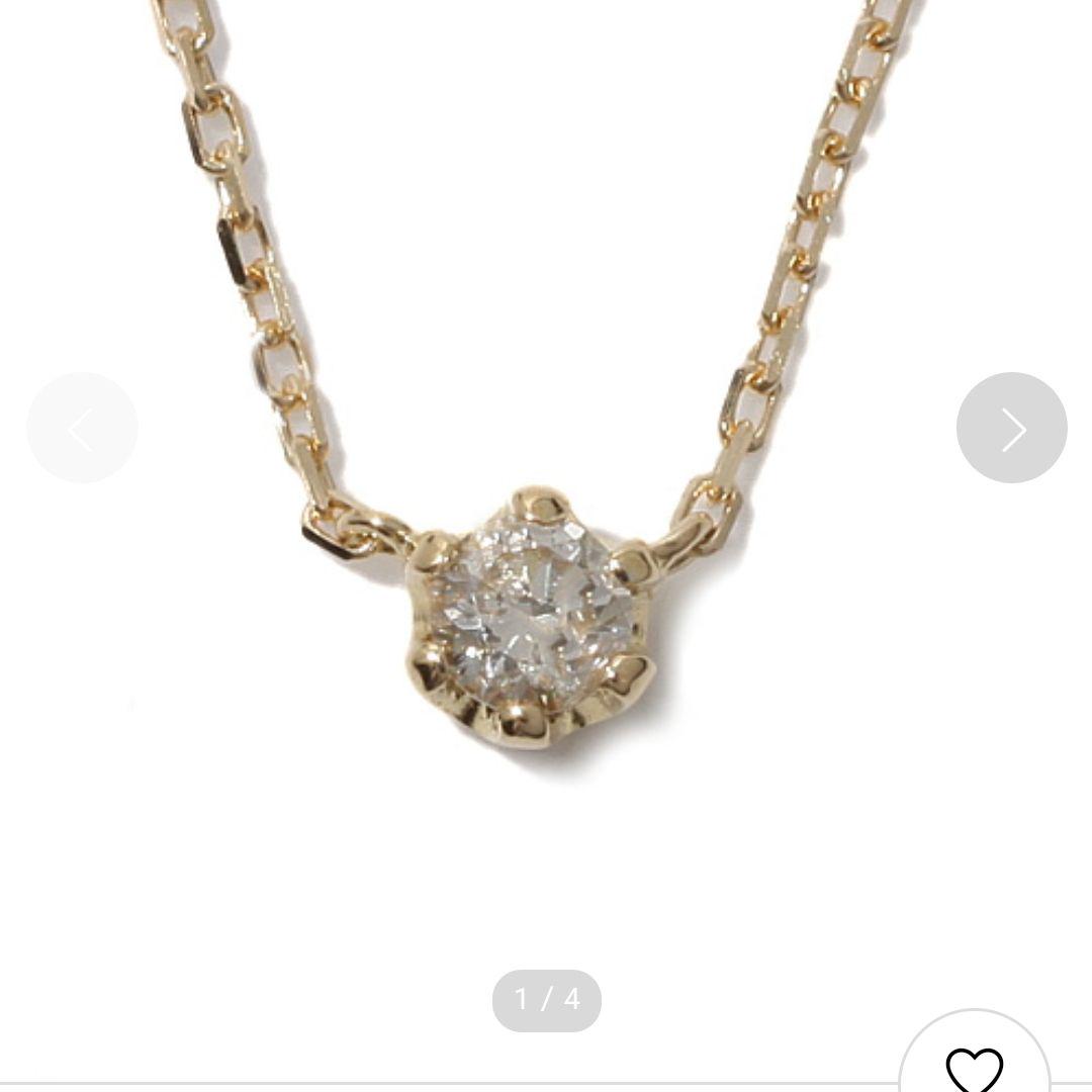 ノジェス　ダイヤのネックレス　定価四万円程