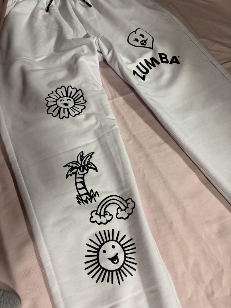 新品】タグ付き ZUMBA ズンバウェア パンツ ホワイト - メルカリ