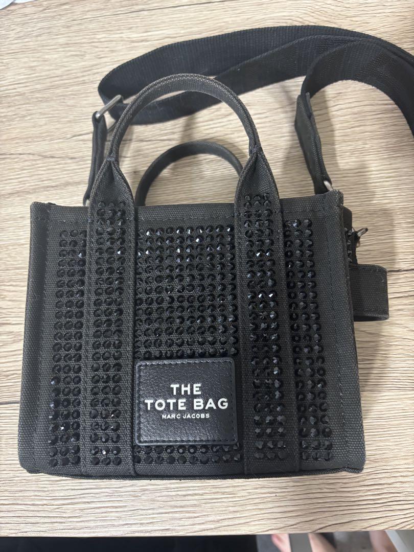 マークジェイコブス ザ クリスタル キャンバス クロスボディ トート バッグ