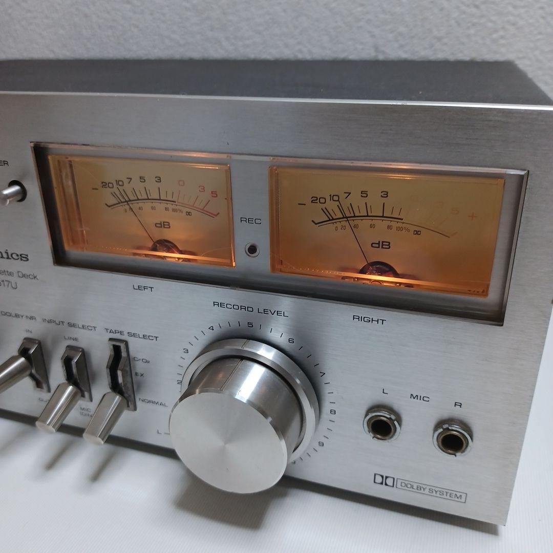 Technicsカセットデッキ（RS-617）ジャンク プレーヤー
