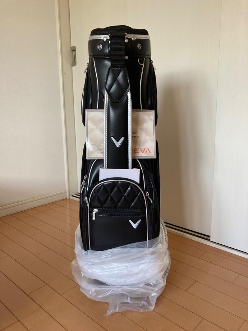 Callaway キャディバッグ ブラック/シルバー reva24 高品質】 キャロウェイ (Callaway) クラブセット レディース