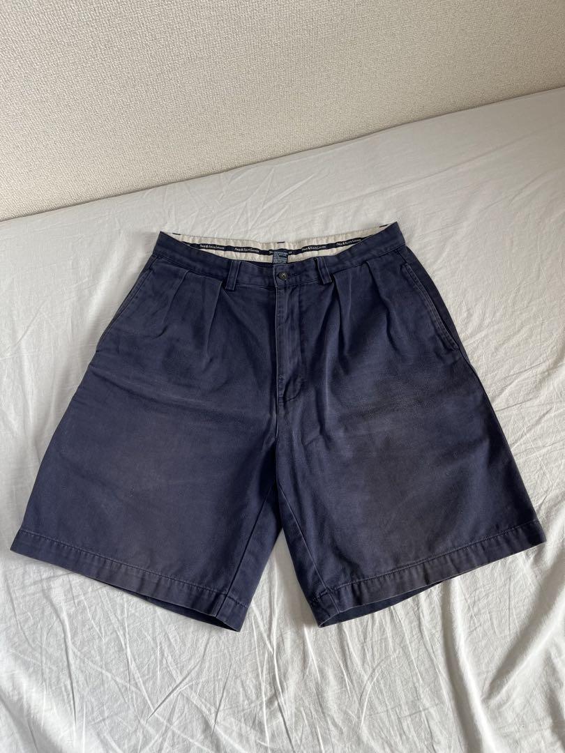Polo Ralph Rauren チノショーツ ネイビー フェード