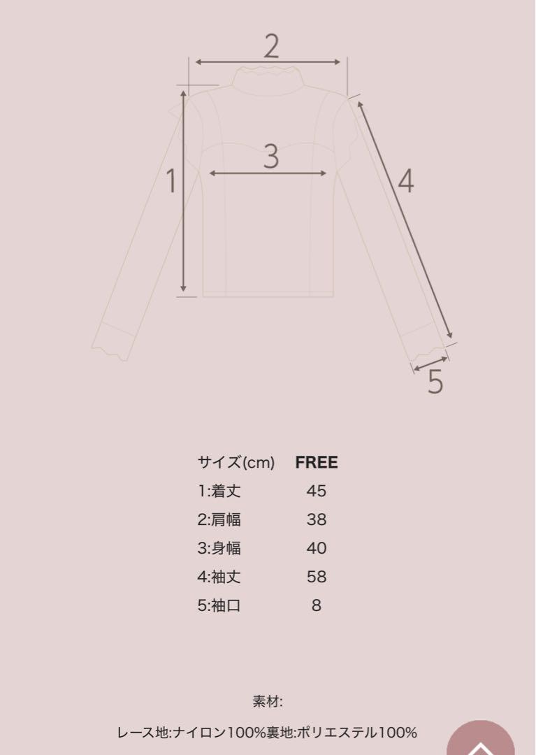QUNG バイカラーシュエットレーストップ ブラック