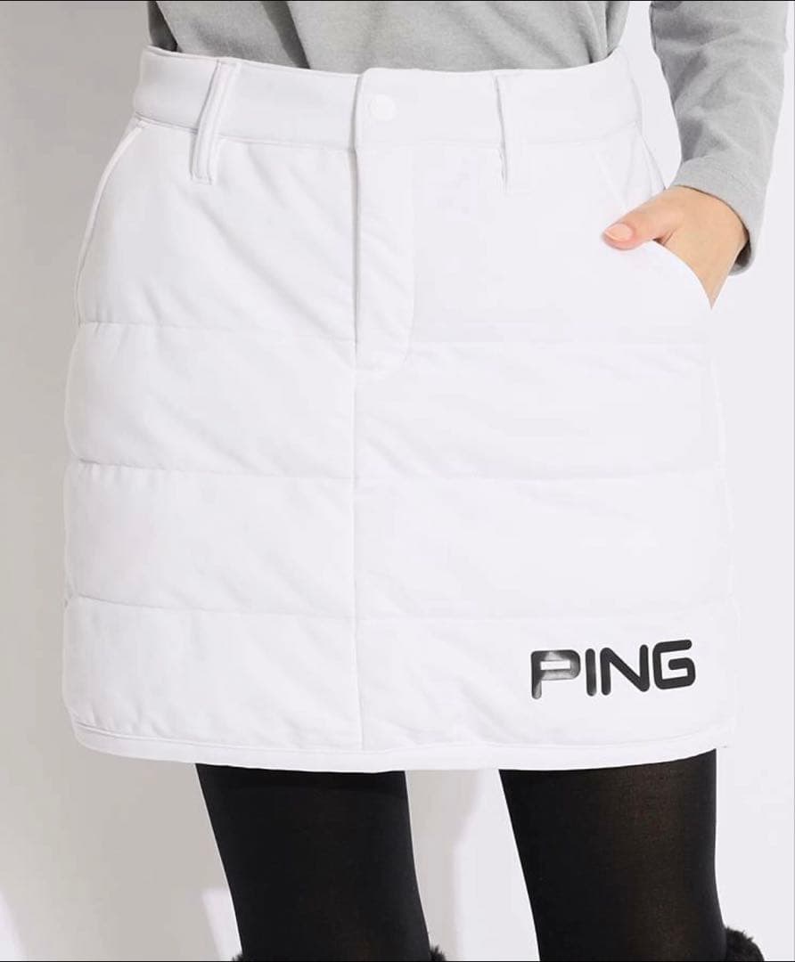 PING CURUCURU ゴルフウェア 台形スカートS・PING
