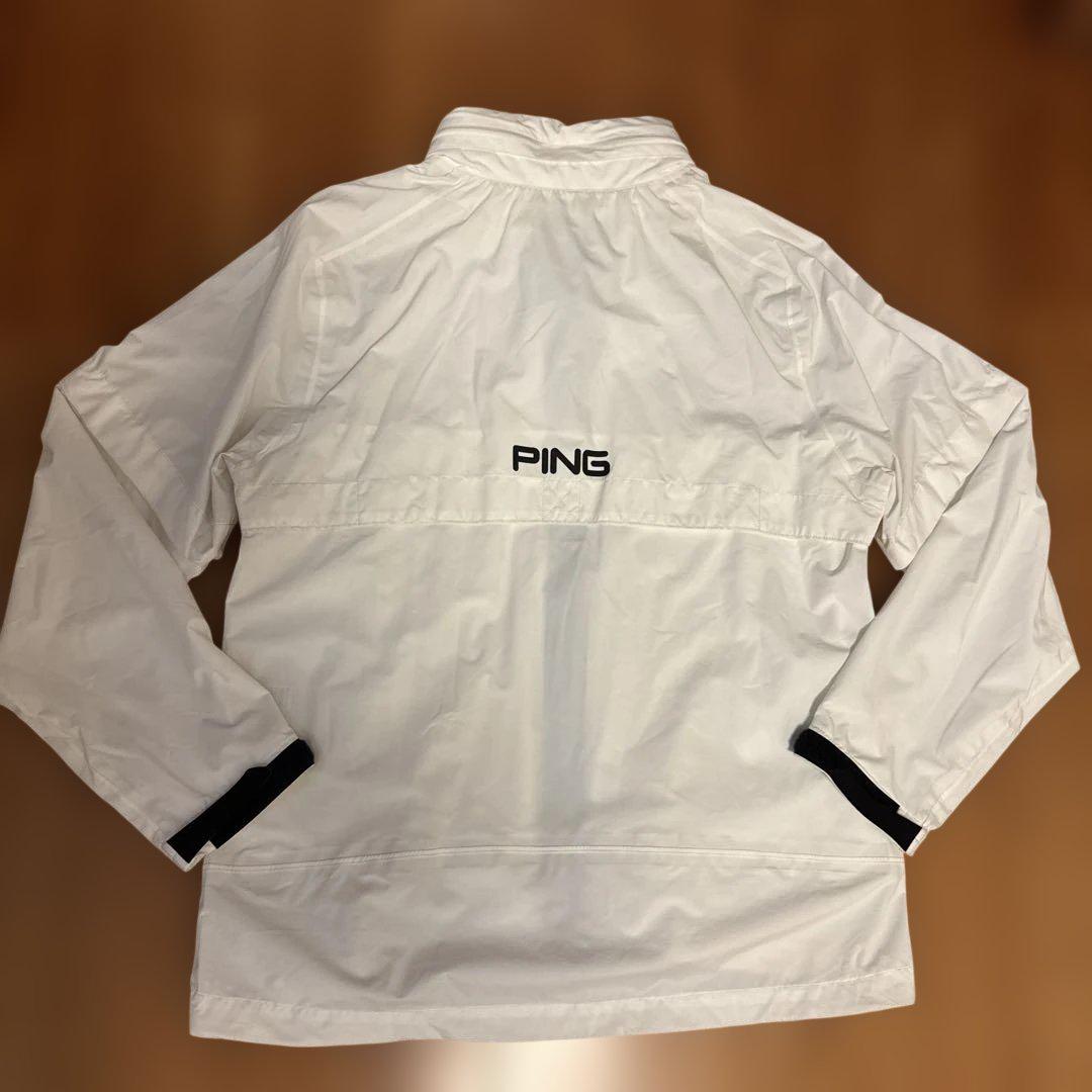 PING レインジャケット ホワイト