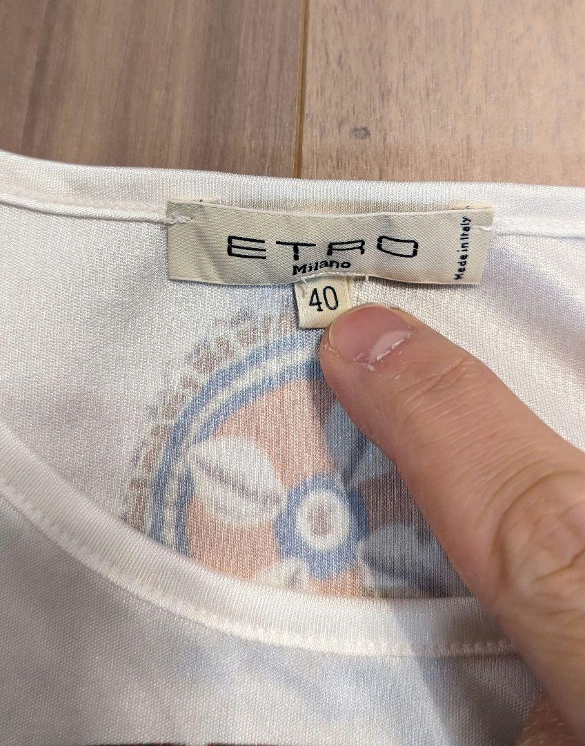 【良品】ETRO エトロ レディース Tシャツ XS