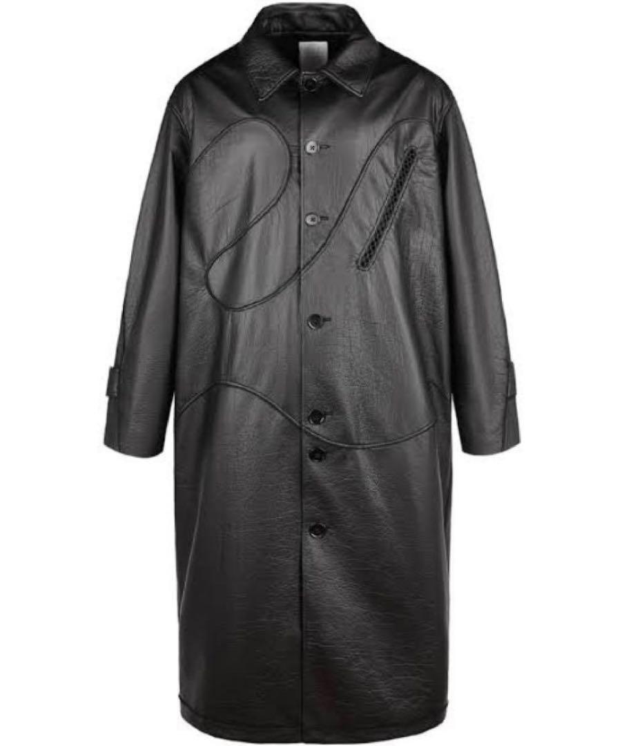 ジャケット・アウター NUTEMPEROR PU LEATHER COAT (BLACK)