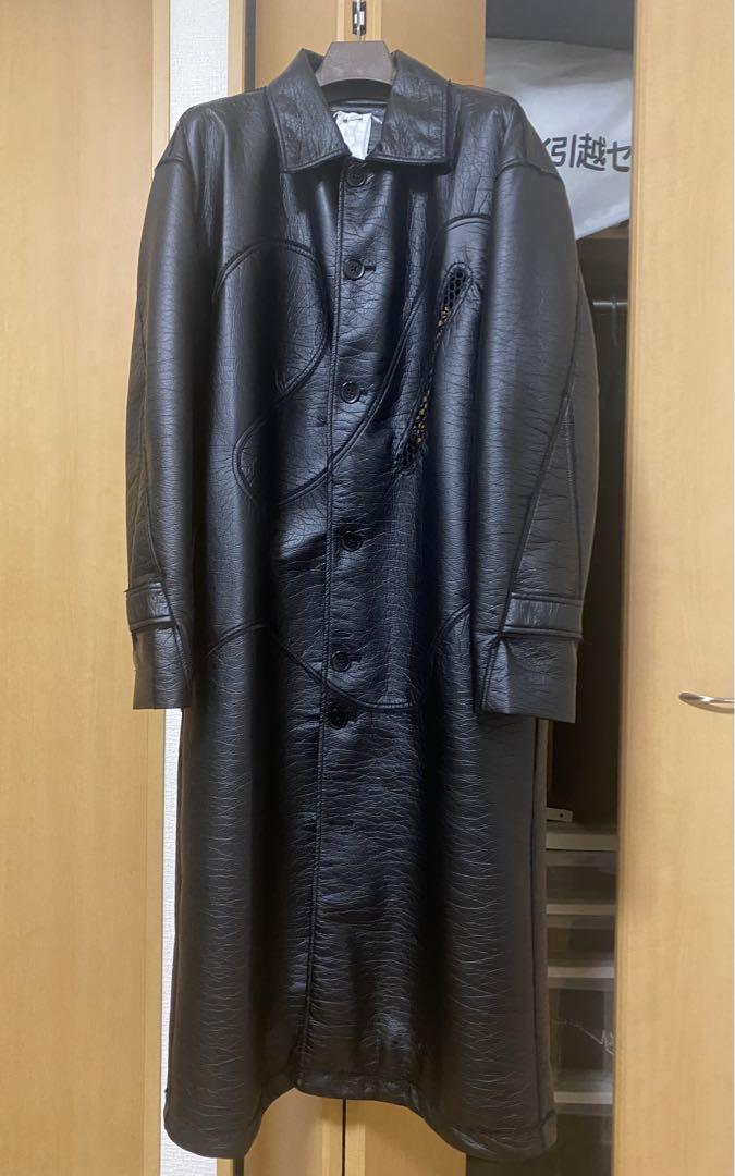 ジャケット・アウター NUTEMPEROR PU LEATHER COAT (BLACK)